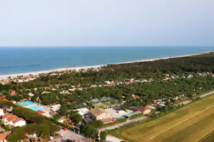 Camping Classe Village - Luftaufnahme des Campingplatzes