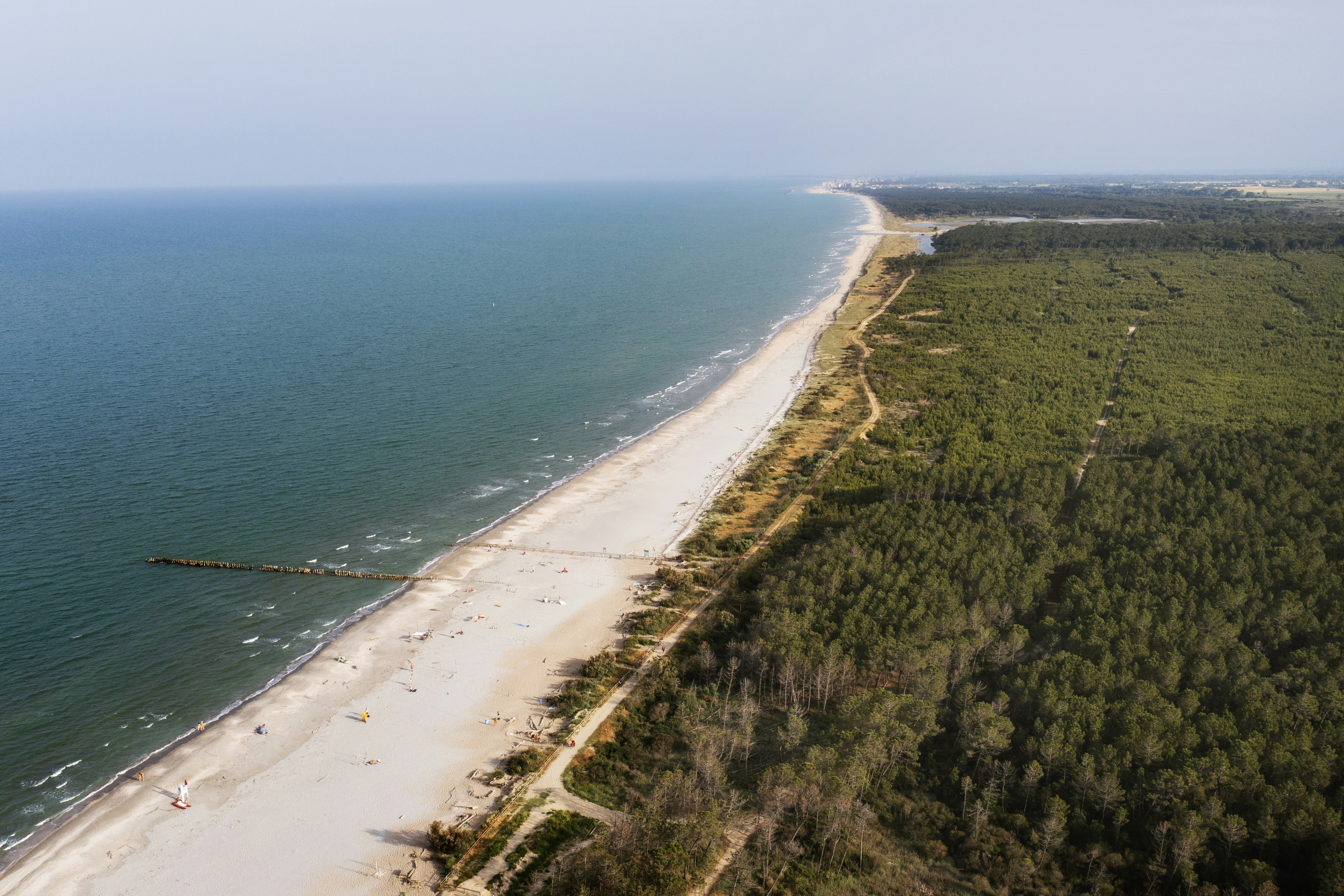Camping Classe Village - Blick auf die Küste aus der Vogelperspektive