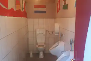 Camping Club Hinterberg - Herrentoilette auf dem Campingplatz