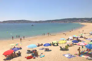 Camping Coroso - Strand vom Campingplatz am Atlantik