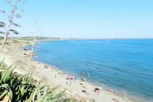 Camping Costa Splendente - Luftaufnahme des Badestrandes