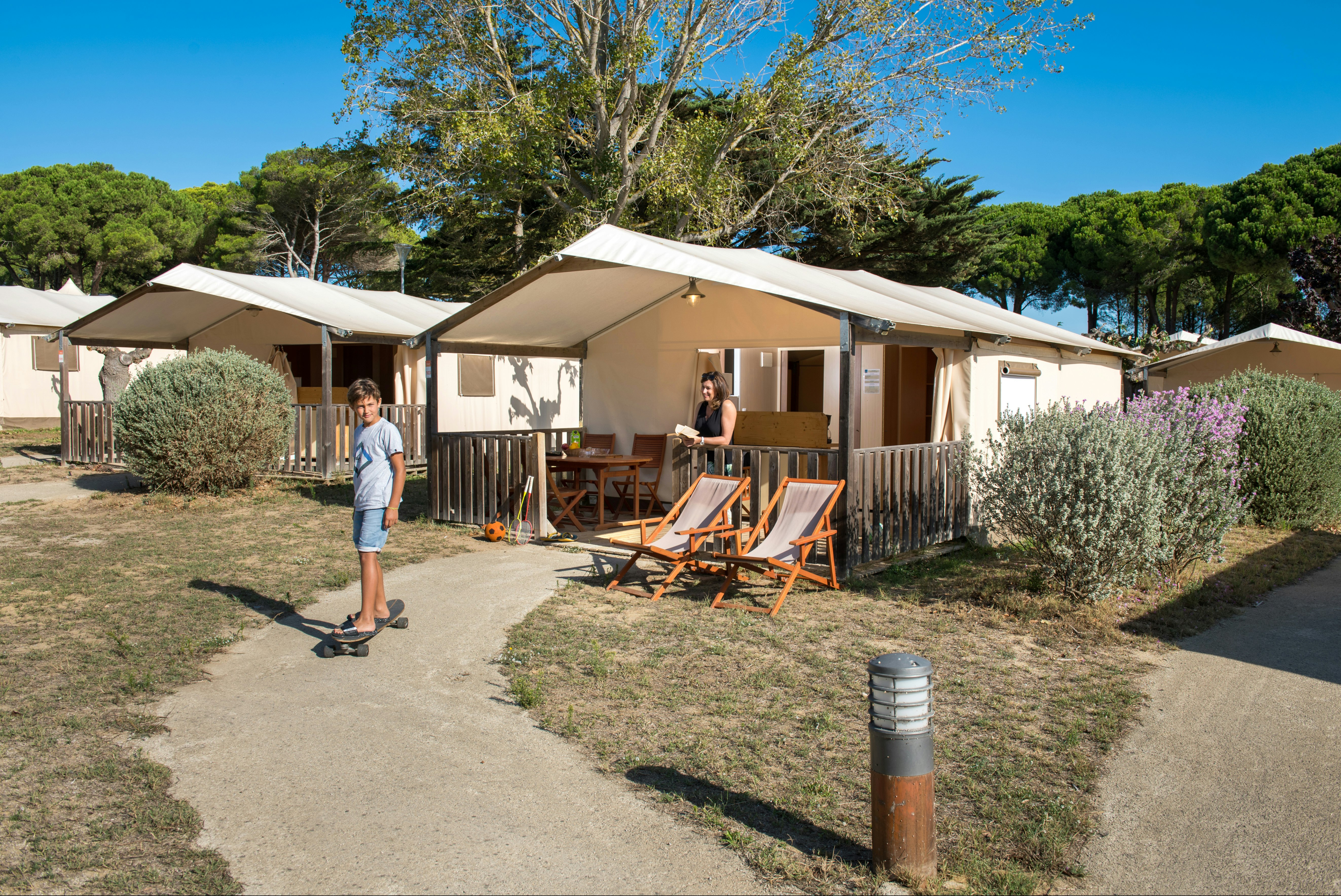 Camping Côte de Soleil  - Mobilheime auf dem Campingplatz