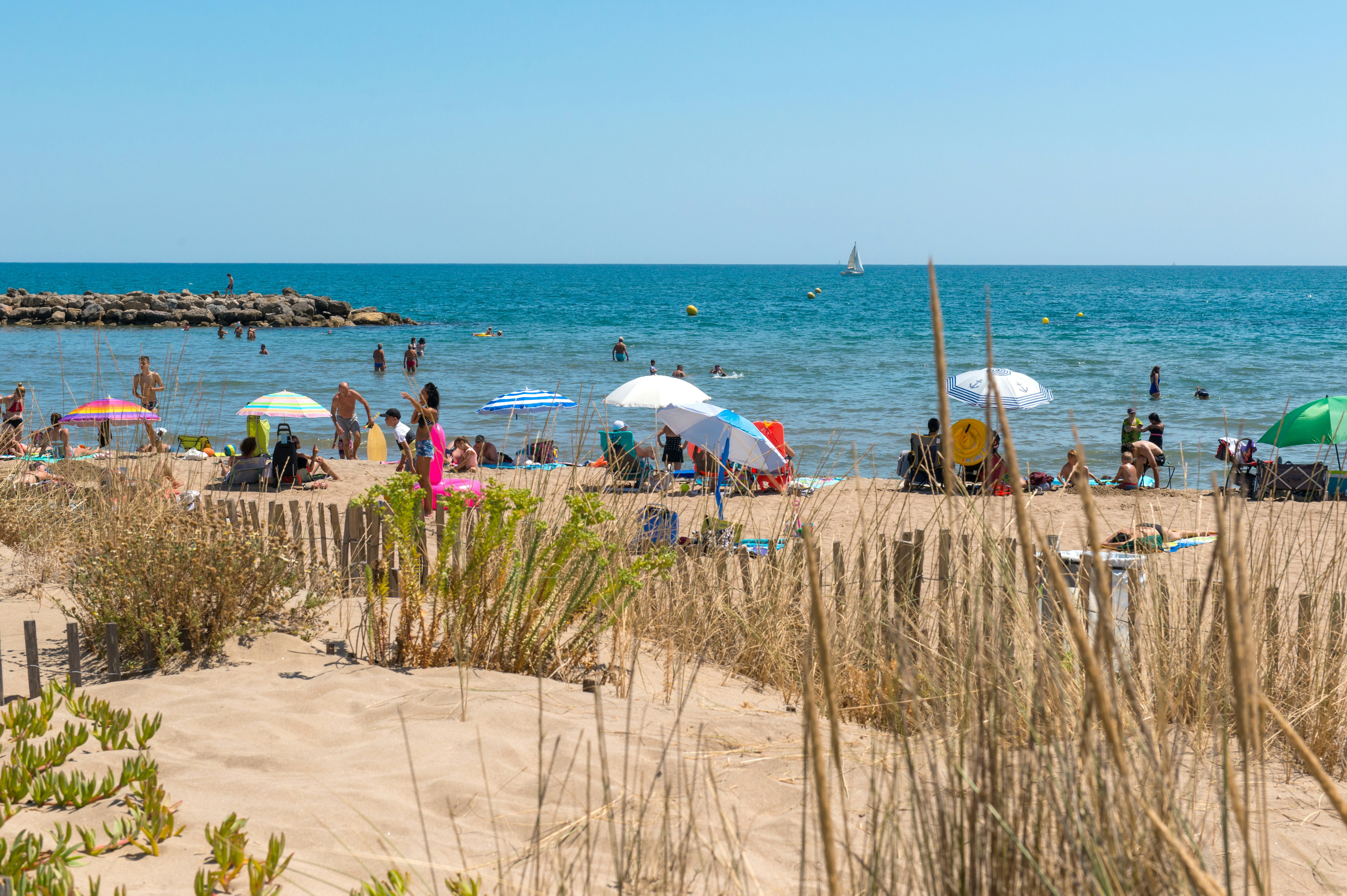 Camping Côte de Soleil - Badestrand auf dem Campingplatz