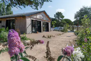 Camping Côte Plage - Rezeption des Campingplatzes