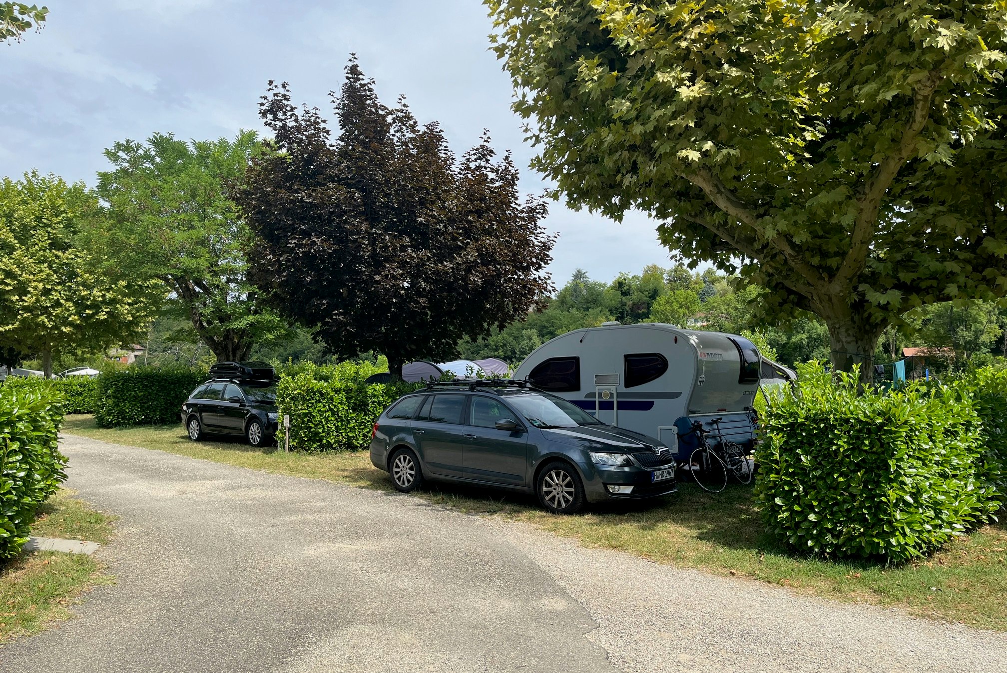 Camping Côté Vercors - Standplätze auf dem Campingplatz