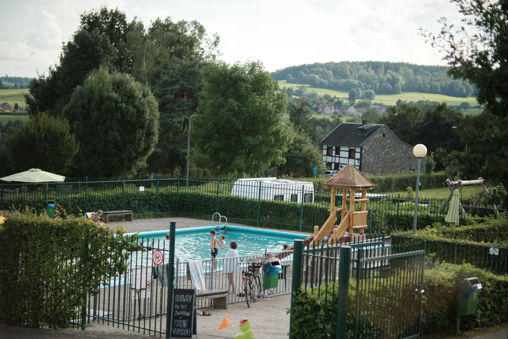 Camping Cottesserhoeve - Freibad auf dem Campingplatz