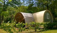 Camping Couderc - Glamping-Zelte auf dem Campingplatz
