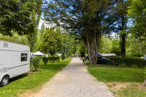 Camping d'Aubéroche - Standplätze auf dem Campingplatz