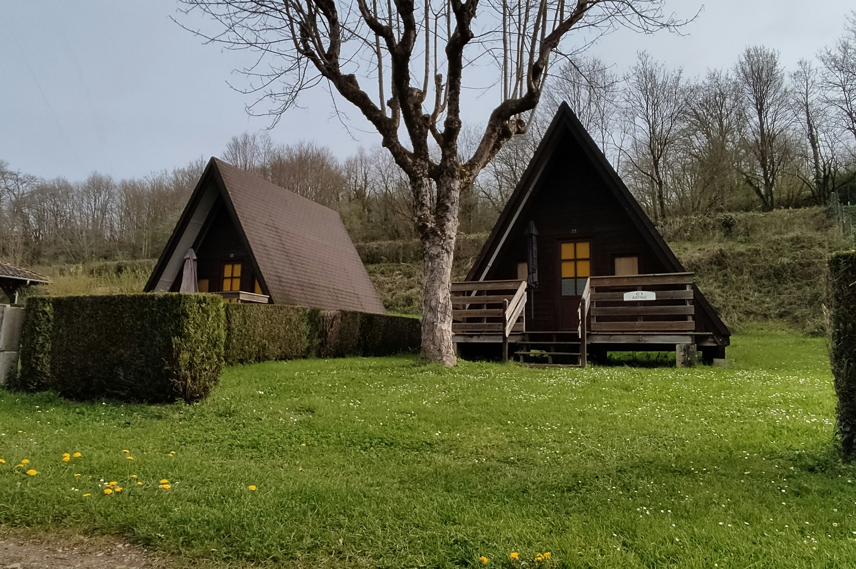 Camping de Beaufort  - Mobilheime auf dem Campingplatz