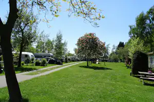 Camping De Bocht - Wohnmobil- und Wohnwagenstellplätze auf der Wiese
