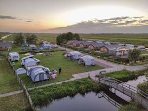 Camping De Boerinn - Luftaufnahme des Campingplatzes