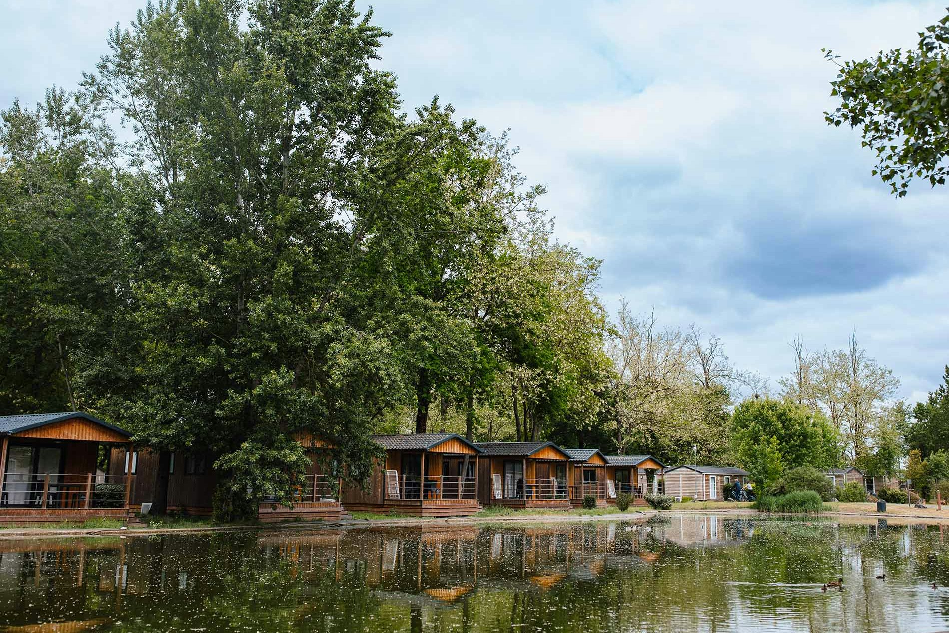 Camping de Bordeaux Lac  - Mobilheime auf dem Campingplatz