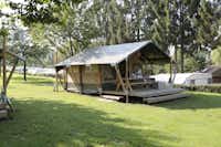 Camping De Bosrand  -  Mobilheim vom Campingplatz mit Veranda
