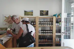 Camping de Bouthezard - Rezeption und Geschäft auf dem Campingplatz