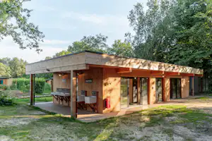 Camping Valkenburg - Maastricht - Außenansicht des Sanitärgebäudes