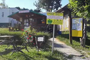 Camping de Durnal / Le Pommier Rustique - Rezeption des Campingplatzes