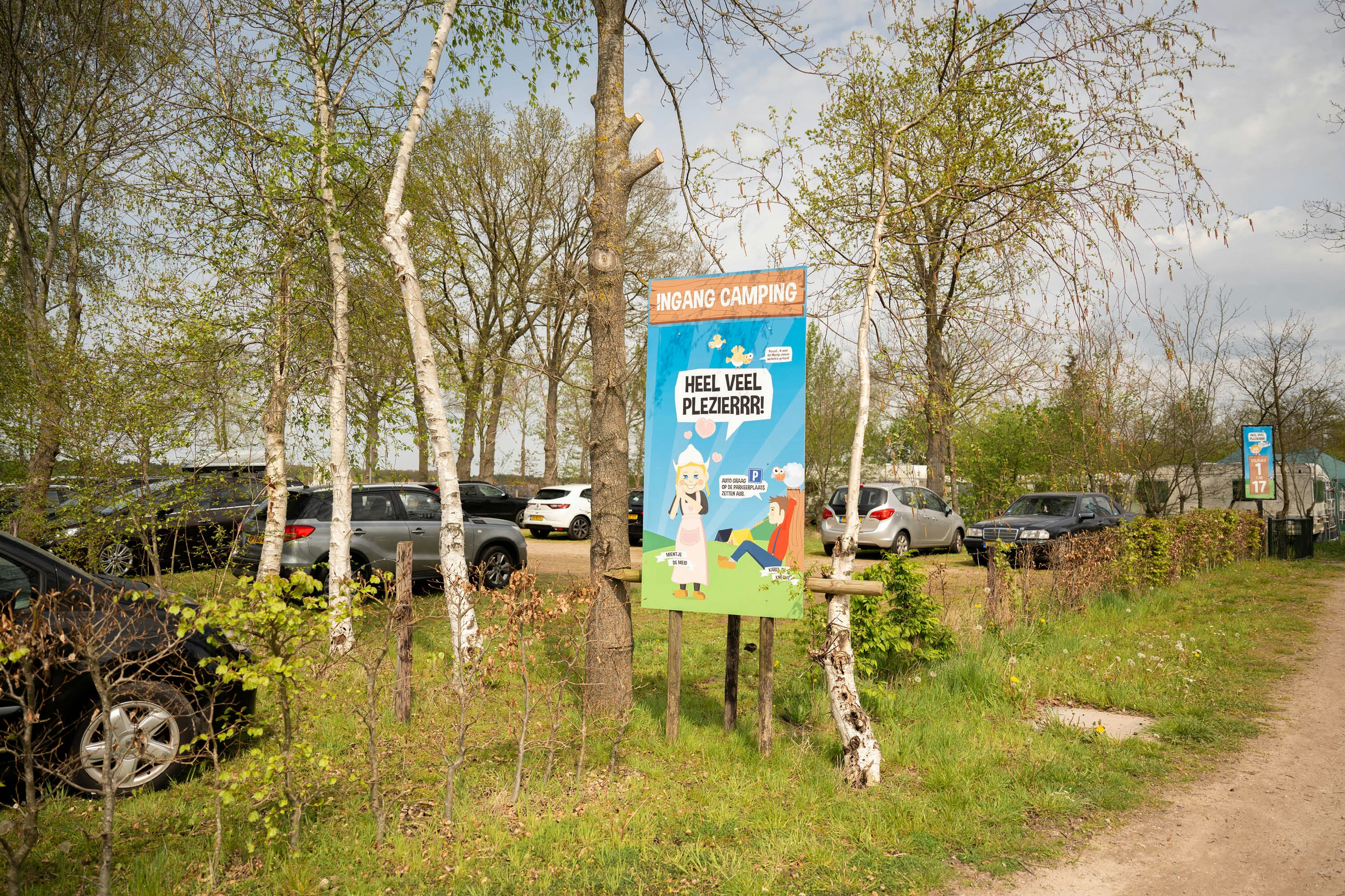 Camping De Flierefluiter - Eingang zum Campingplatz