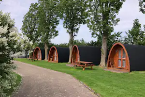 Camping de Hof van Eeden - Mobilheim-Pods auf dem Campingplatz