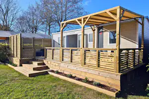 Camping de Keralouet - Mobilheim auf dem Campingplatz