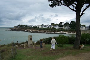 Camping De Kernéjeune - Blick auf die Küste