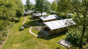 Camping De Klimberg - Glamping-Zelte auf dem Campingplatz