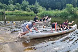 Camping De Koeksebelt - Kanuverleih auf dem Campingplatz