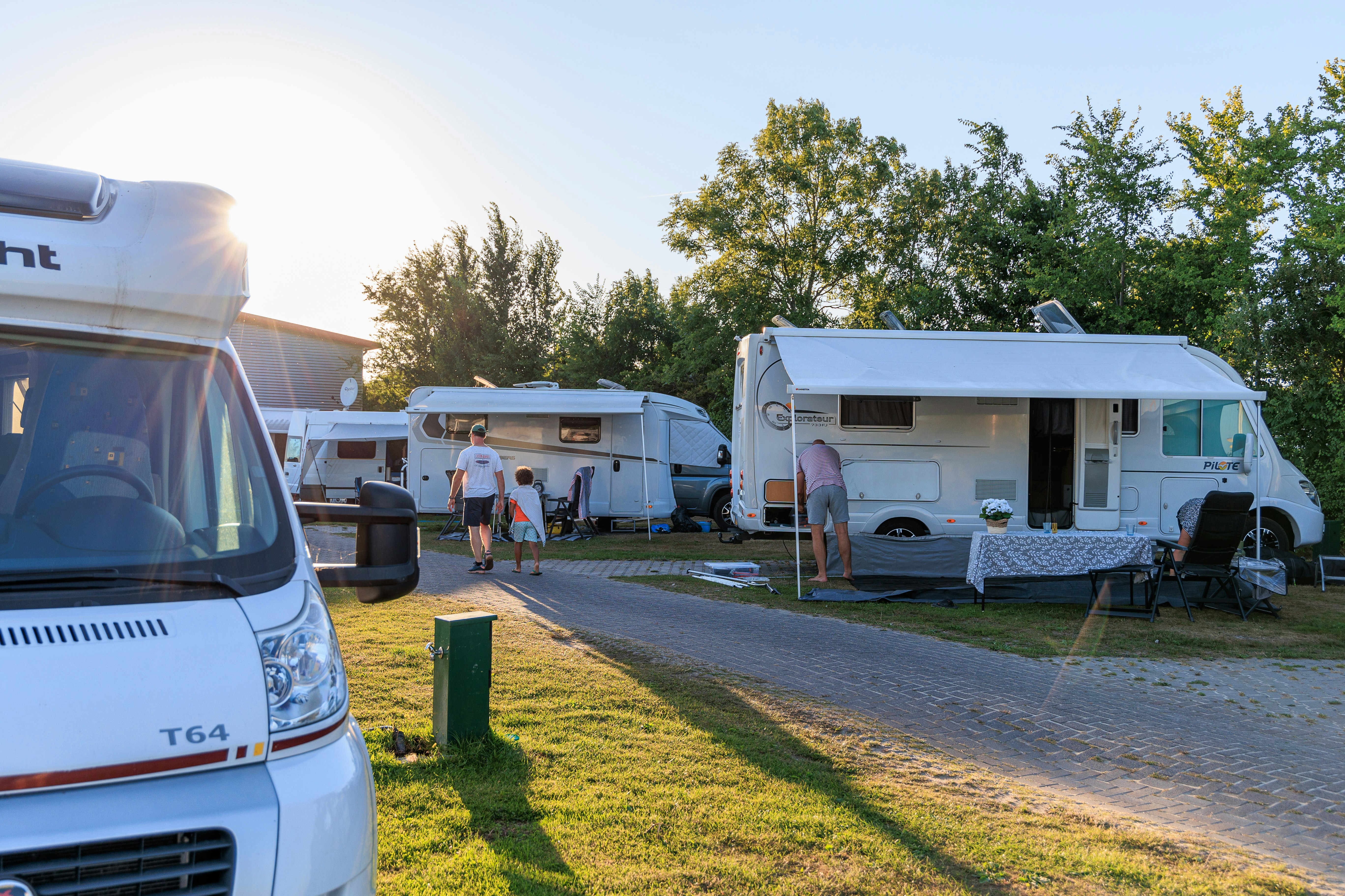 Camping De Kuilart - Standplätze auf dem Campingplatz