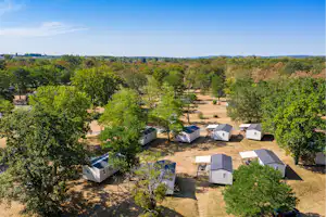 Camping de L'Île - Mobilheime auf dem Campingplatz