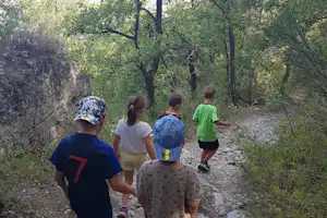 Camping de la Colline - Wanderungen im Wald in der Nähe vom Campingplatz