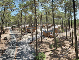 Camping de la Dune Bleue - Mobilheime auf dem Campingplatz