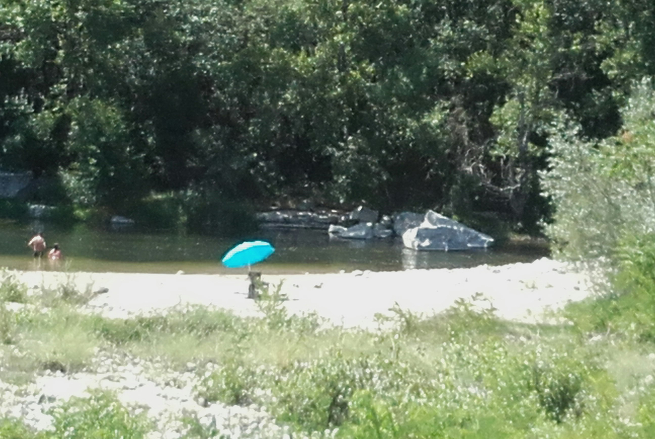 Camping de la Falaise - Badestrand am Campingplatz