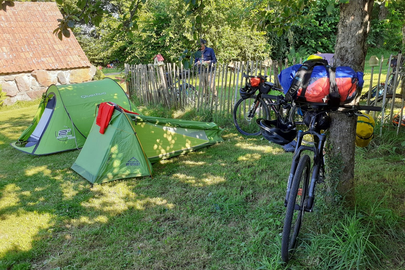 Camping de la Ferme de Croas-Men - Zeltplätze auf dem Campingplatz