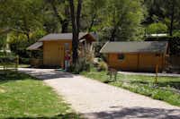 Camping de la Laune  -  Mobilheime mit Veranda mit Veranden