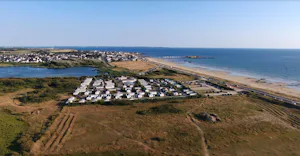 Camping de la Plage Guidel - Campingplatz Luftaufnahme