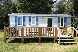 Camping De Lanven - Mobilheim mit Veranda auf Campingplatz
