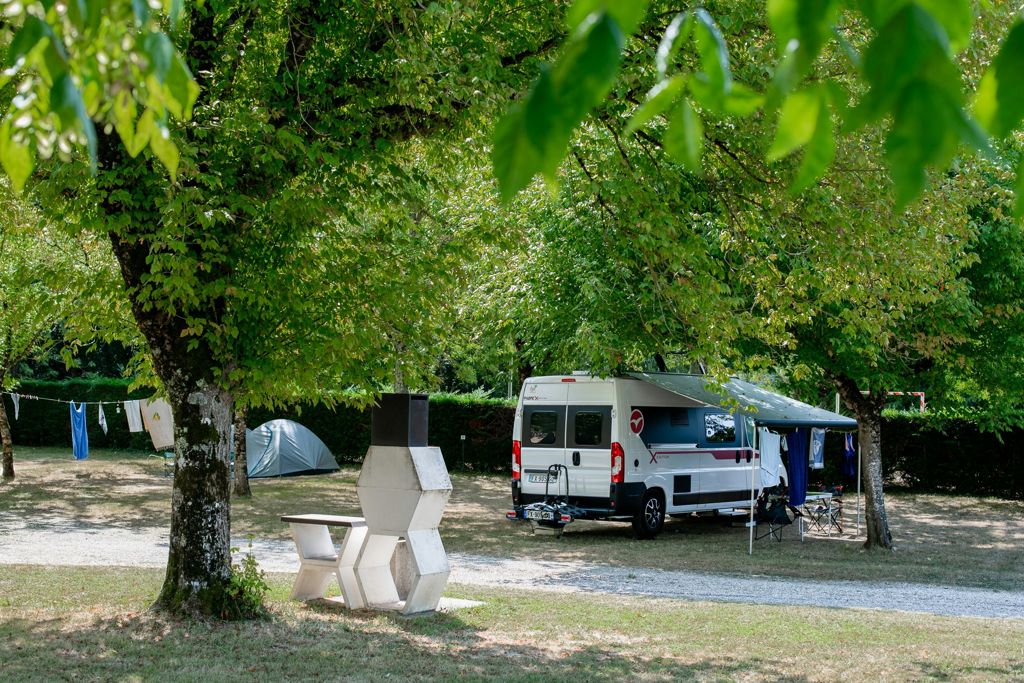 Camping de l'Argenté - Standplätze auf dem Campingplatz