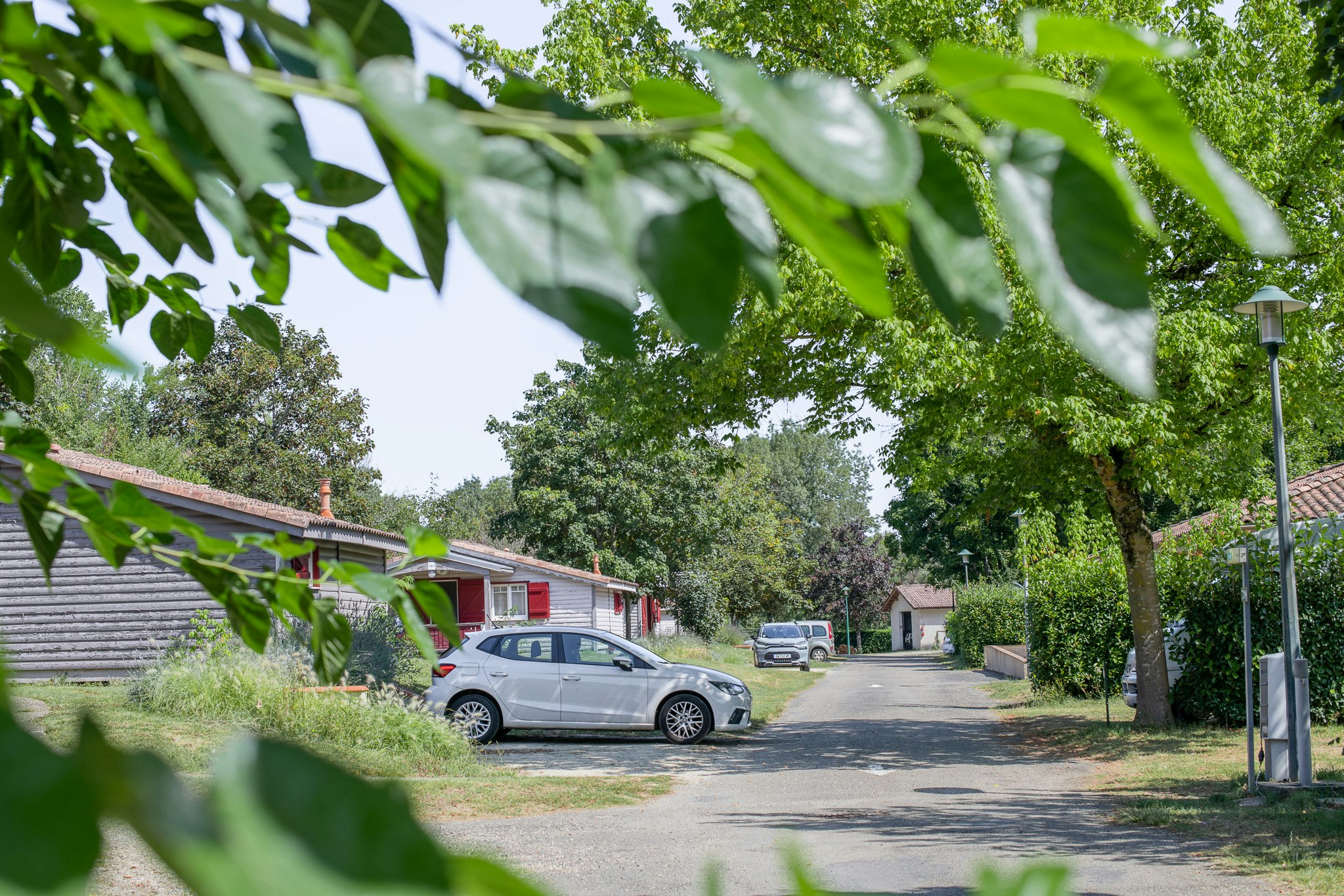 Camping de l'Argenté - Standplätze im Grünen auf dem Campingplatz