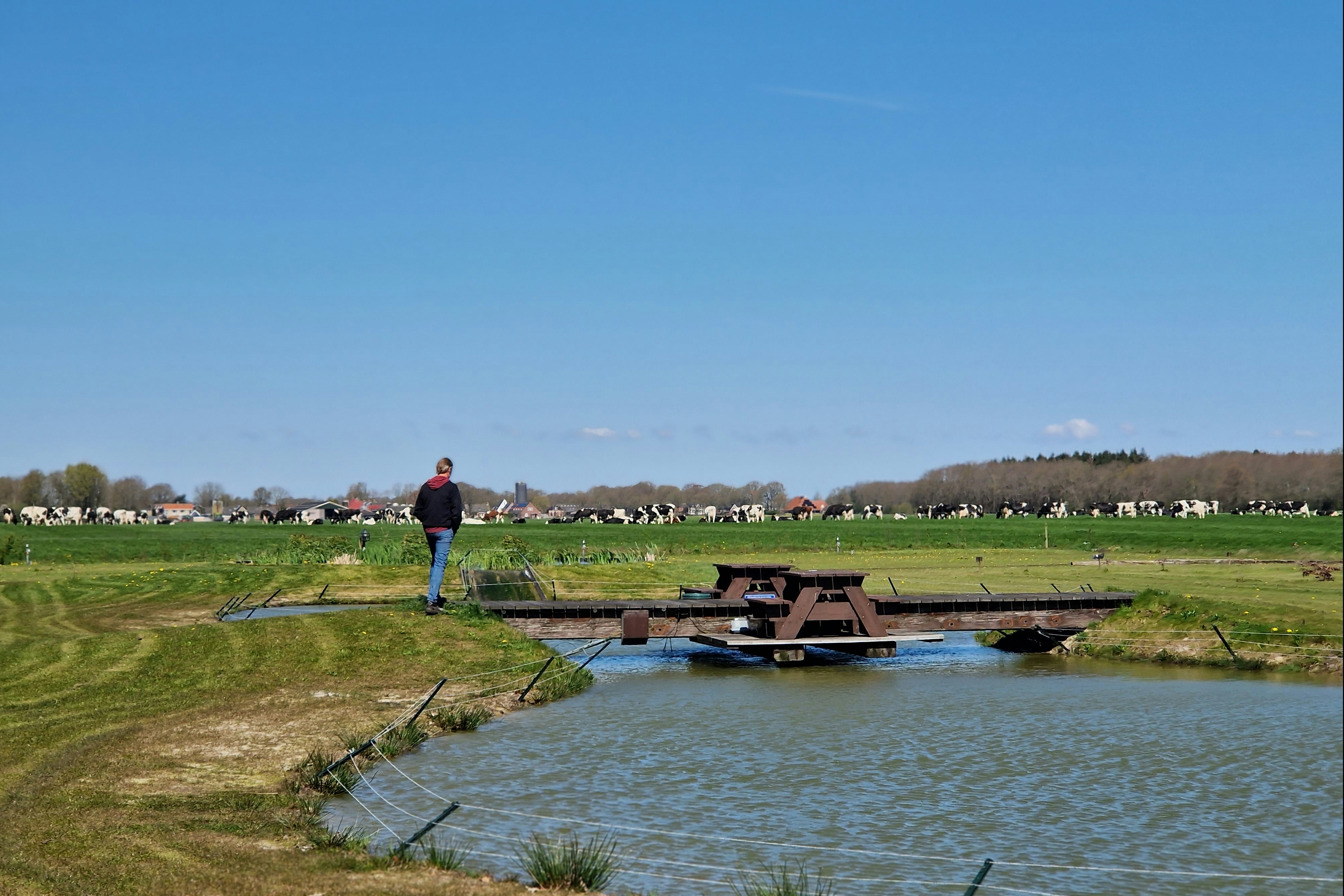 Camping De Leemvijver - Blick auf den Bach am Campingplatz