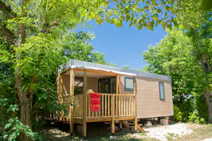 Camping de l'Étang de la Bonde - Mobilheim mit Terrasse