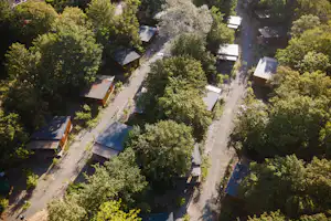 Camping de Lyon - Vogelperspektive des Campingplatzes