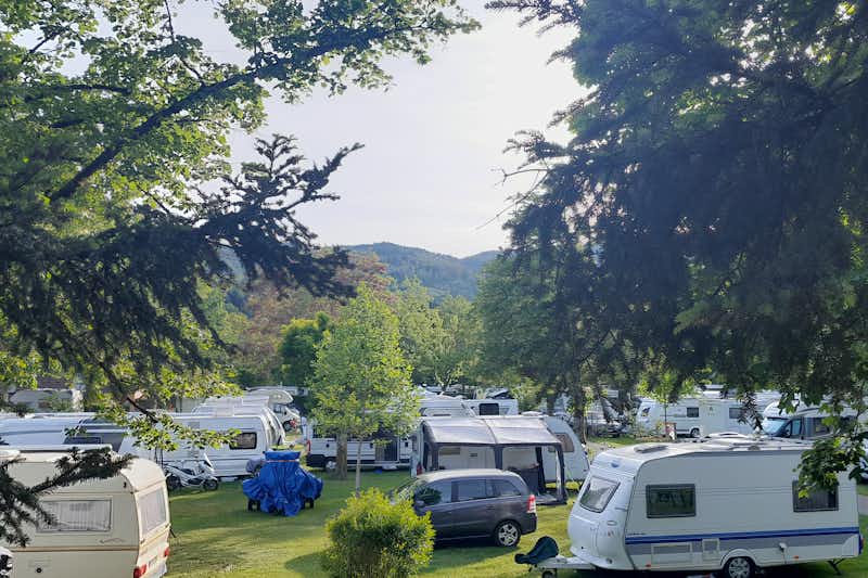 Camping de Masevaux - Blick auf das Campingplatzgelände