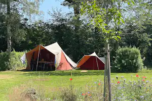 Camping De Meene - Glamping-Zelte auf dem Campingplatz