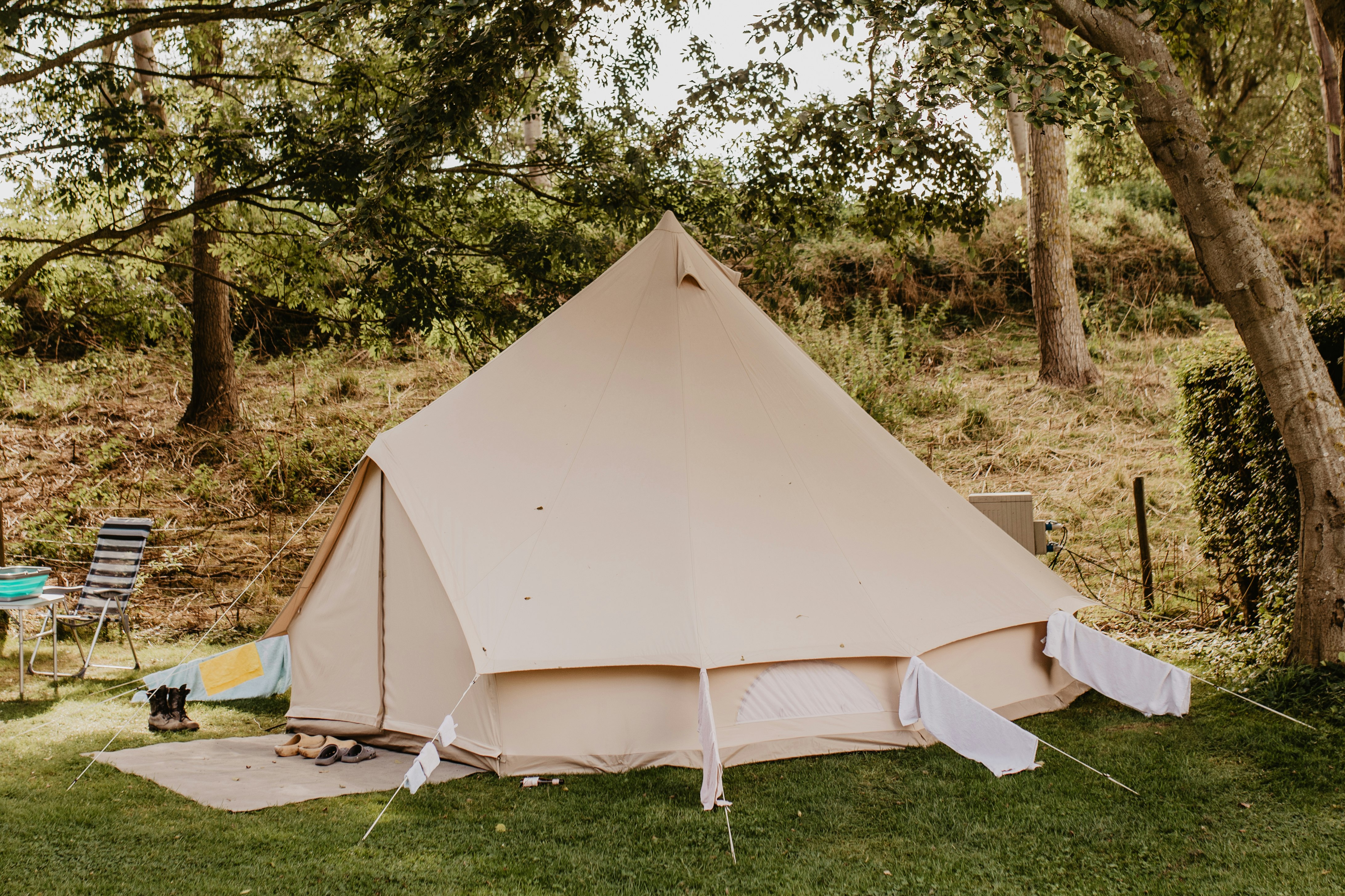 Camping De Meidoorn - Glamping-Zelt auf dem Campingplatz