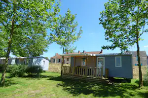Camping de Nevers - Mobilheime auf dem Campingplatz