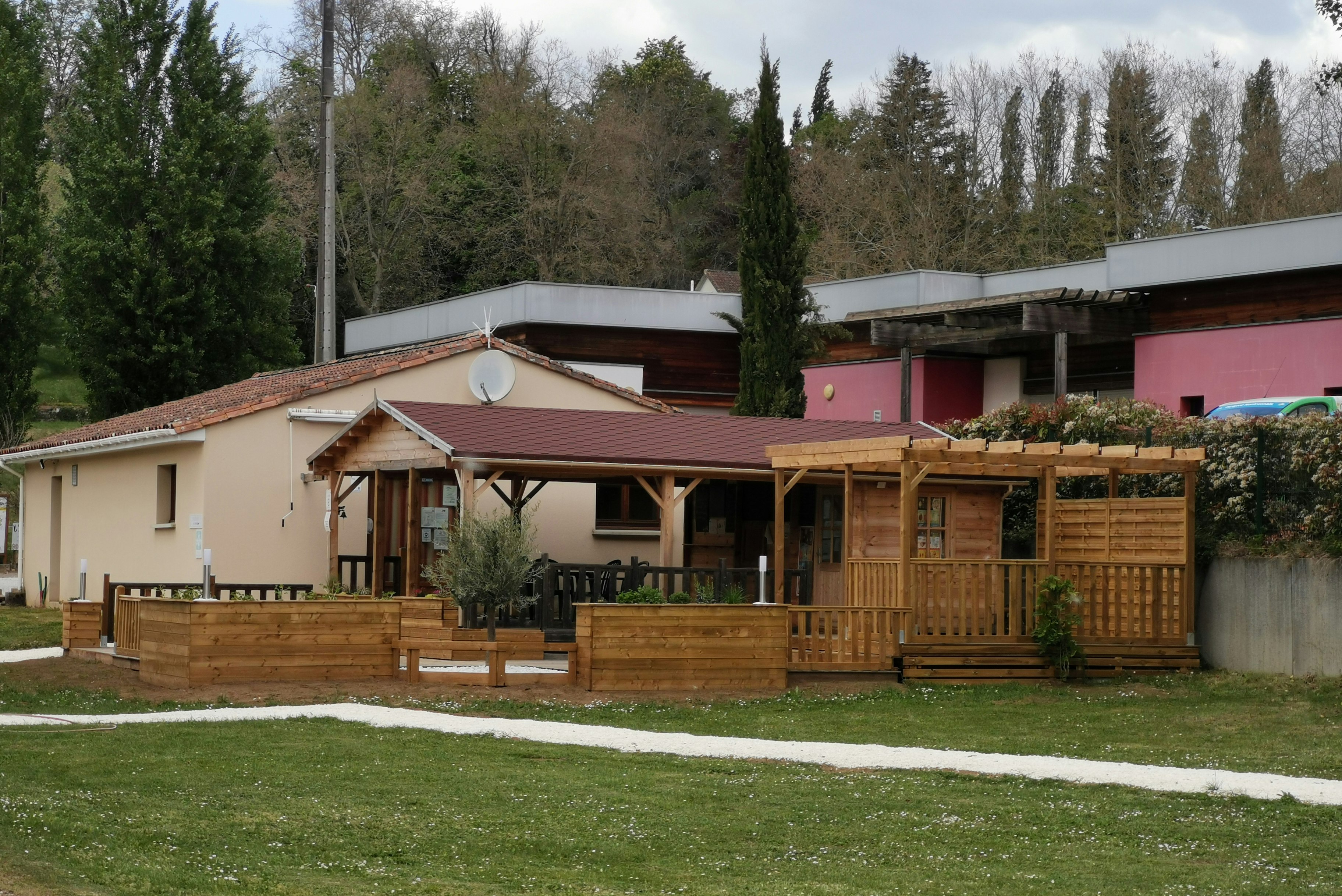 Camping l'Agrion Bleu  - Mobilheim auf dem Campingplatz