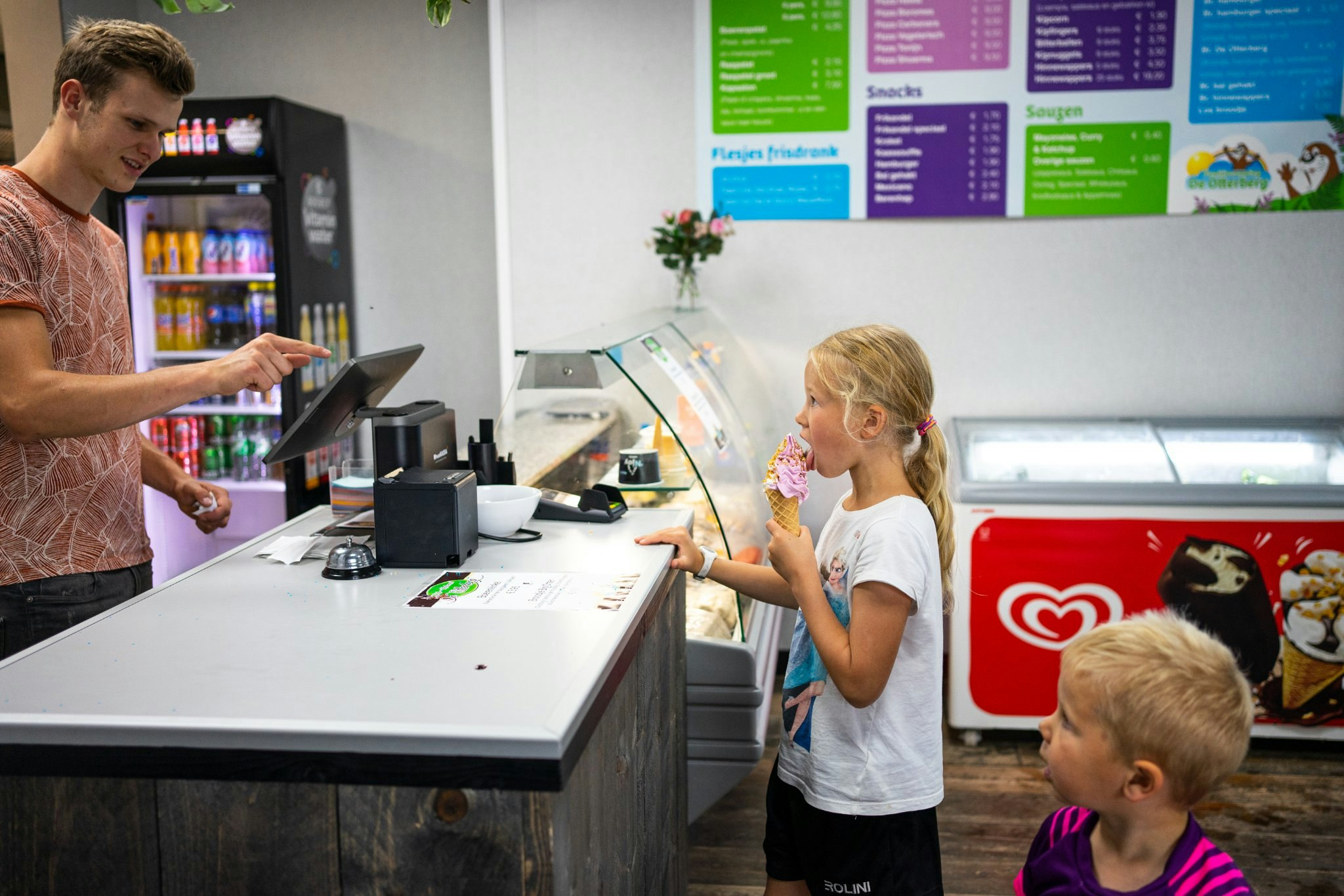 Camping De Otterberg - Snackbar mit Eisverkauf auf dem Campingplatz