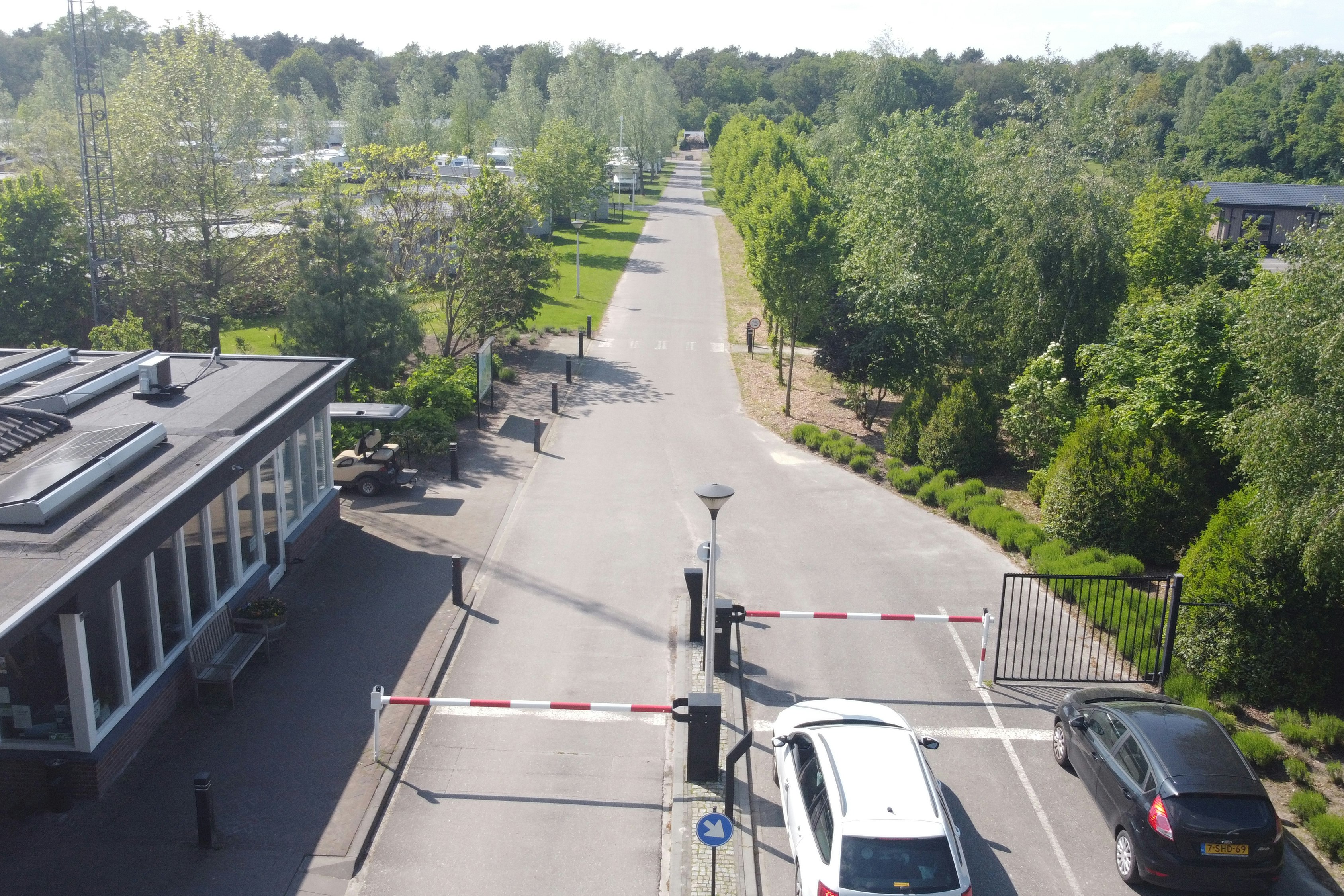 Camping de Peelpoort - Einfahrt des Campingplatzes
