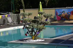 Camping de Retourtour - der Swimmingpool des Campingplatzes