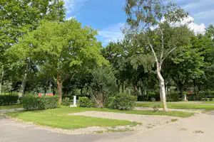 Camping de Riquewihr - Leere Stellplätze auf dem Campingplatz