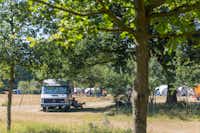 Huttopia De Roos  Camping De Roos - Stellplatz unter den Bäumen